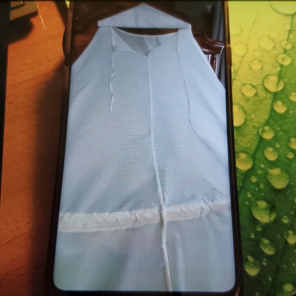 Double Hoop white slip - Picture 2 of 4